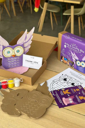 Owl Arts & Craft Box