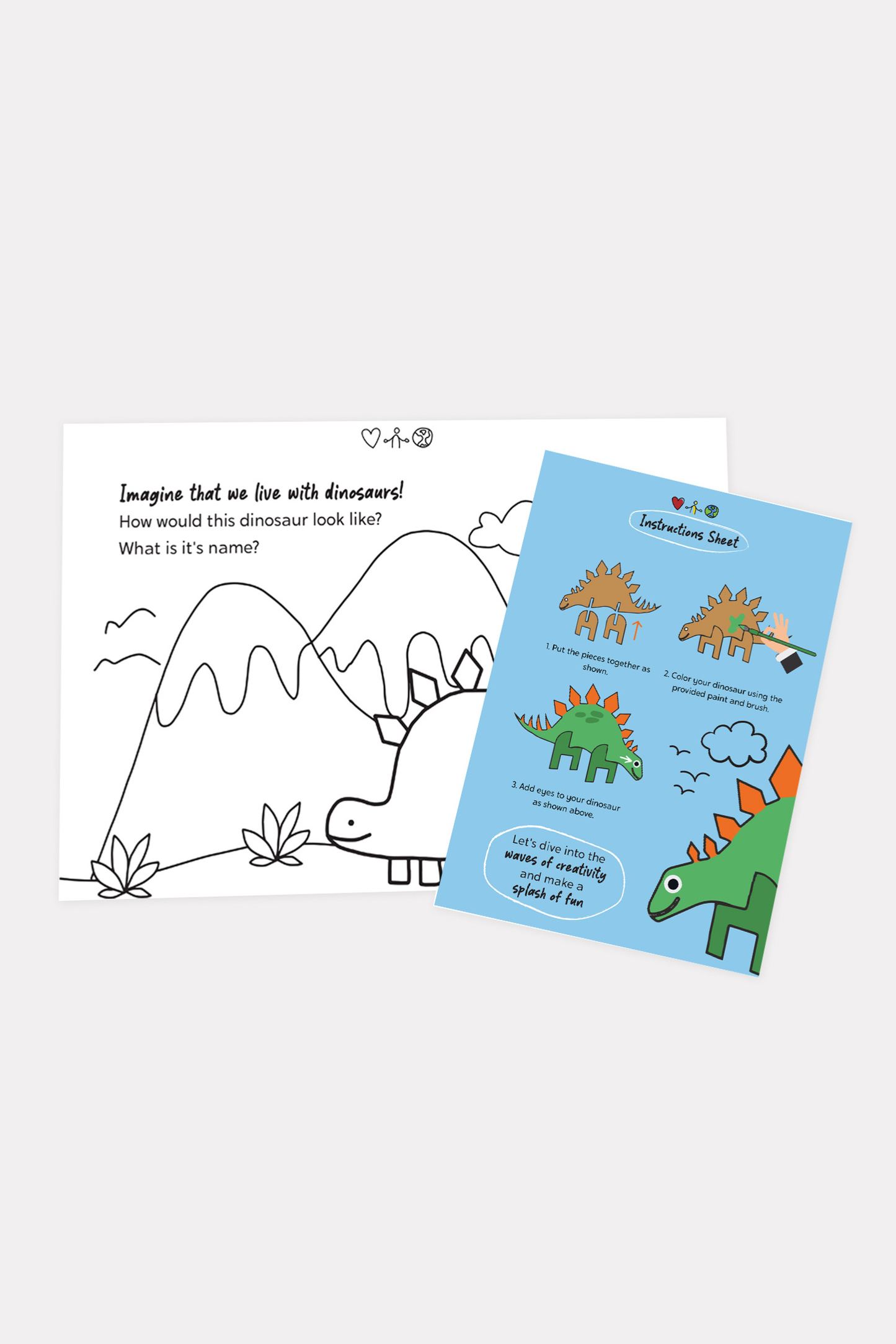 Stegosaurus Arts & Craft Box