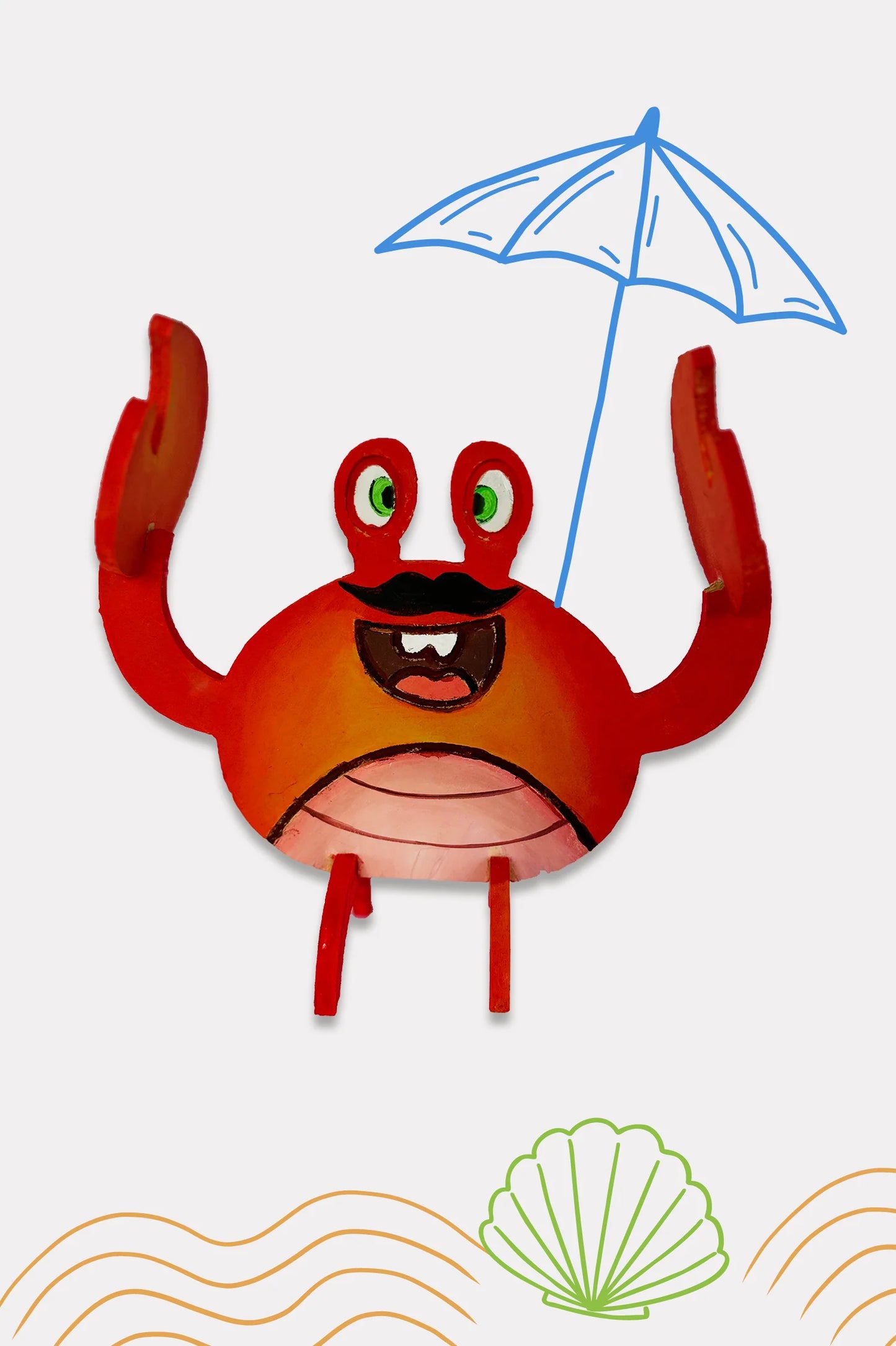 Crab Wooden Craft