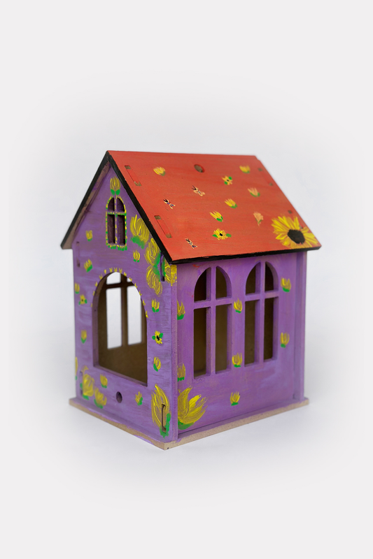 Birdhouse Arts & Craft Box