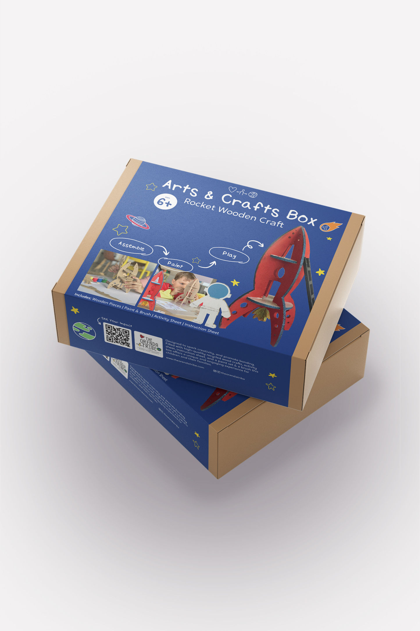 Rocket Arts & Craft Box