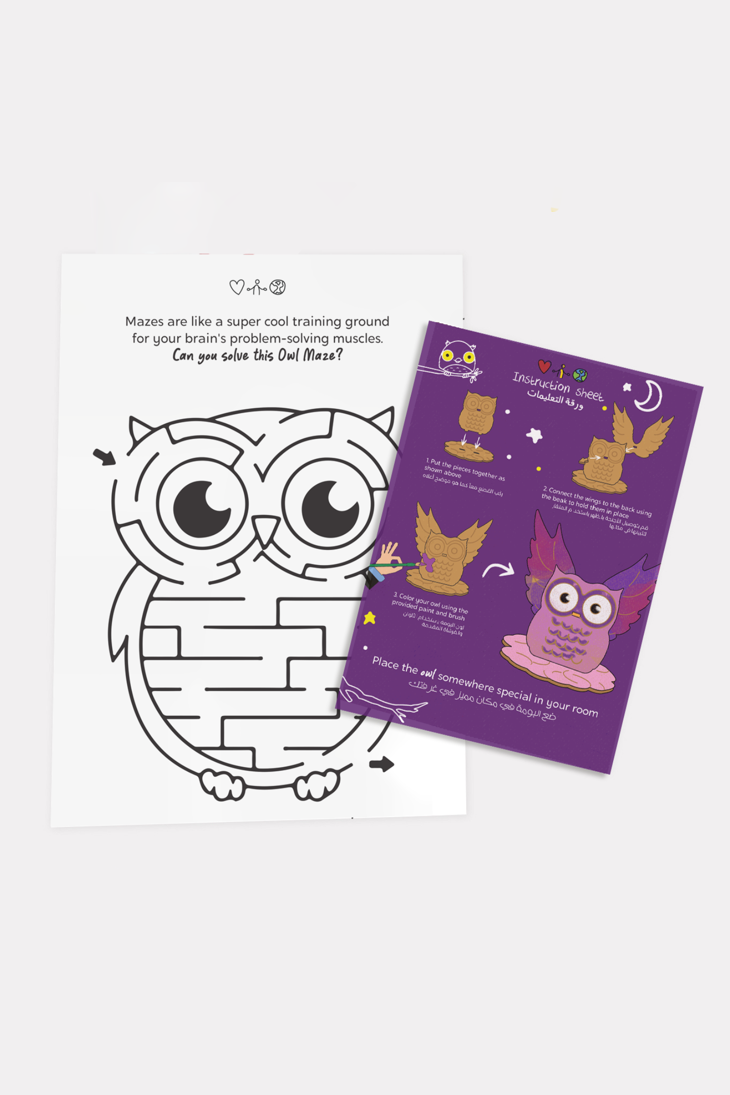 Owl Arts & Craft Box