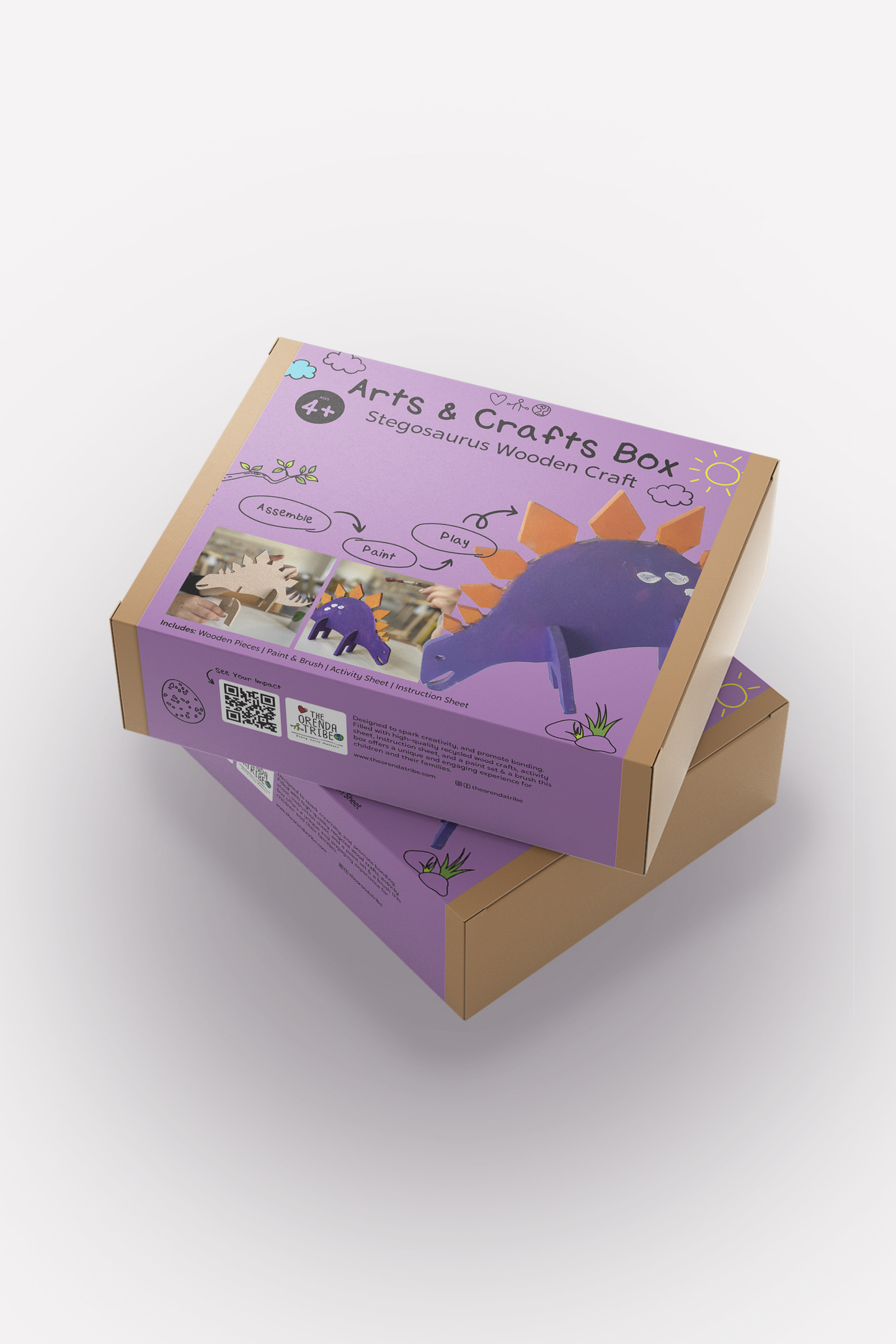 Stegosaurus Arts & Craft Box