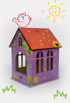 Birdhouse wooden craft