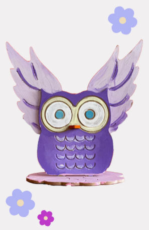 Owl wooden craft