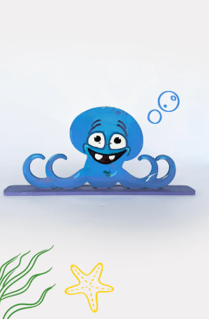 Octopus wooden craft
