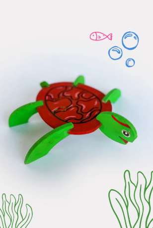 Turtle wooden carft