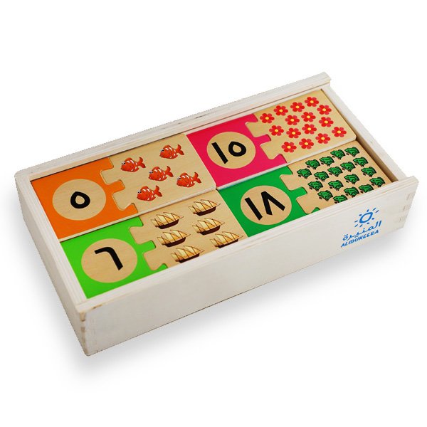 Arabic self-correcting number puzzle